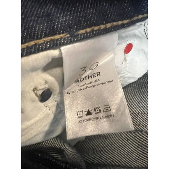 New Mother Snacks ! High Rise Twizzy Ankle Jeans in Cold Brew Size 30 - Picture 11 of 11